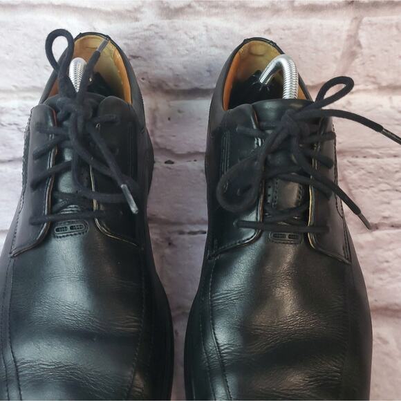Clarks men\'s black dress shoes oxfords size 11.5 (F) main image 12